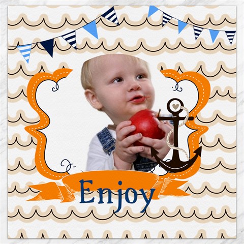 Enjoy Holiday By Mac Book 11.4 x11.56  Canvas - 1