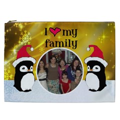 Penguin I love my family cosmetic bag (XXL) Penguin I love my family cosmetic bag (XXL)