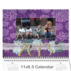 crazy grandma 2013 - Wall Calendar 11  x 8.5  (12-Months)