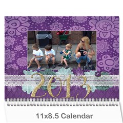 crazy grandma 2013 - Wall Calendar 11  x 8.5  (12-Months)