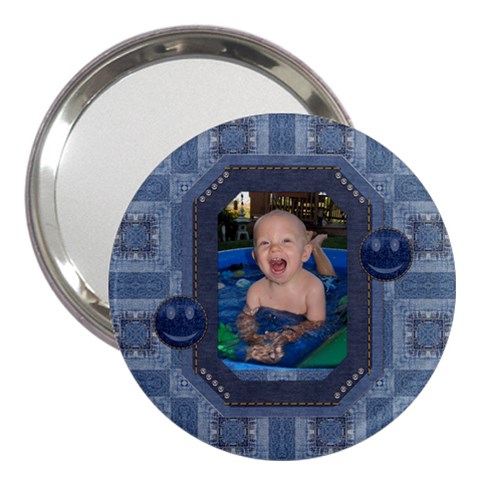 Denim Look 3  Handbag Mirror By Lil Front