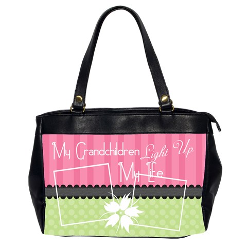 Grandchildren Light Up My Life Office Bag By Digitalkeepsakes Front