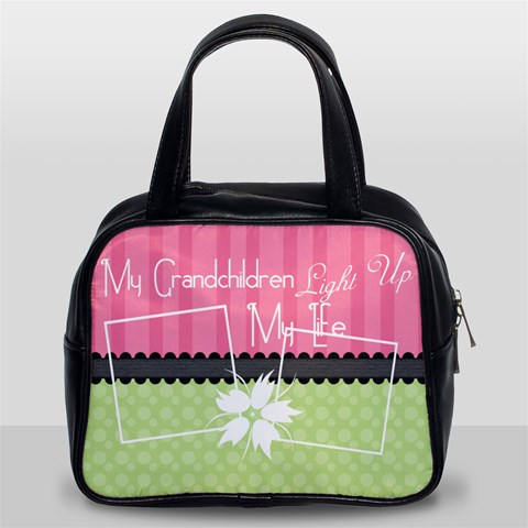 Grandchildren Light Up My Life Classic Handbag By Digitalkeepsakes Front