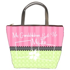 Grandchildren Light Up My Life Bucket Bag