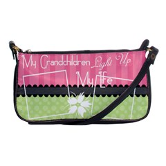 Grandchildren light up my life shoulder clutch - Shoulder Clutch Bag