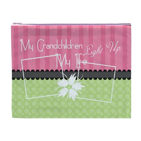 My Grandchildren Light Up My Life Xl Cosmetic By Digitalkeepsakes Front