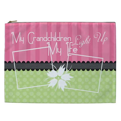 My Grandchildren Light Up My Life Xxl Cosmetic By Digitalkeepsakes Front