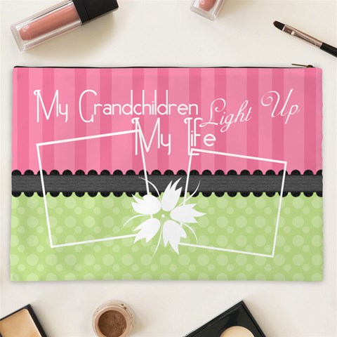 My Grandchildren Light Up My Life Xxl Cosmetic By Digitalkeepsakes Back