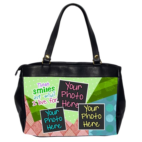 These Smiles Are What I Live For Office Bag By Digitalkeepsakes Back