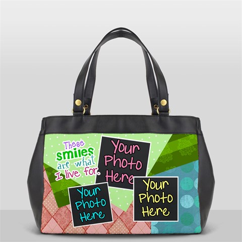 These Smiles Are What I Live For Office Bag By Digitalkeepsakes Back