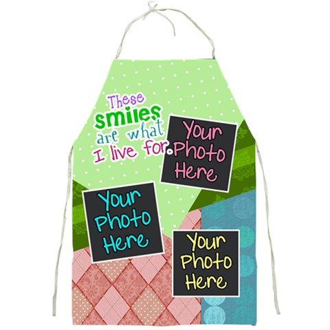 These Smiles Are What I Live For Apron By Digitalkeepsakes Front