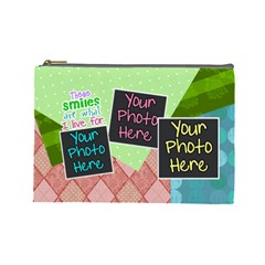 These smiles are what I live for Large cosmetic (7 styles) - Cosmetic Bag (Large)