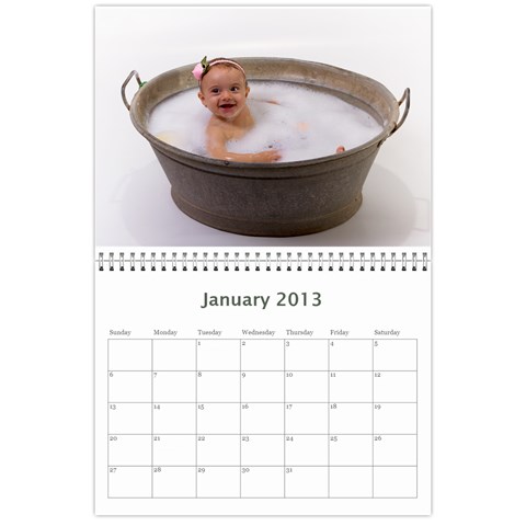 Kate Calendar By Francesca Camilleri Jan 2013