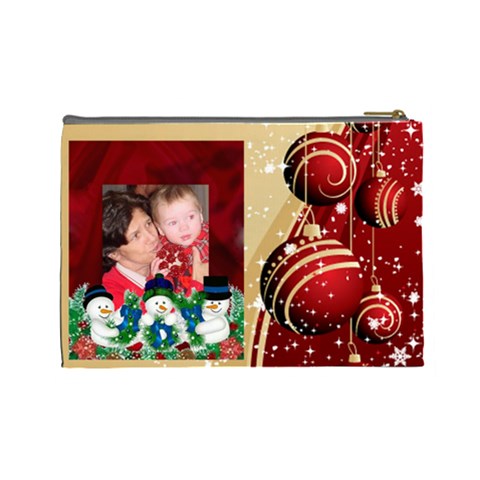 Ren And Tan Ornament Cosmetic Bag (large) By Kim Blair Back