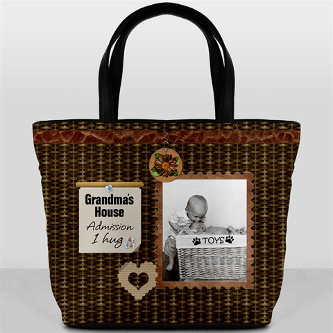 Proud Grandma Bucket Bag By Lil Back