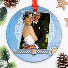 wedding - Round Ornament (Two Sides)