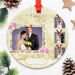 wedding - Round Ornament (Two Sides)