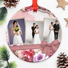 wedding - Round Ornament (Two Sides)