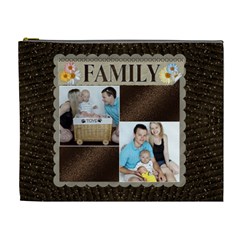 Family Brown XL Cosmetic Bag - Cosmetic Bag (XL)