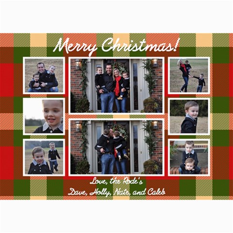 Christmas 2012 By Holly Rode 7 x5  Photo Card - 1