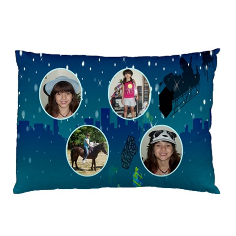 Waiting For Santa Pillow Case By Kim Blair 26.62 x18.9  Pillow Case
