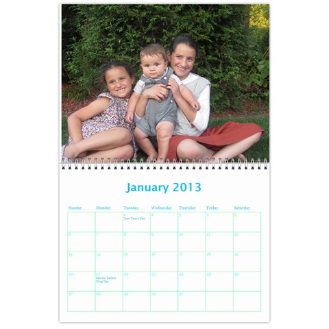 Calendar By Estee Jan 2013