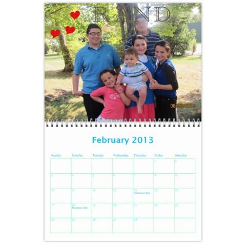 Calendar By Estee Feb 2013