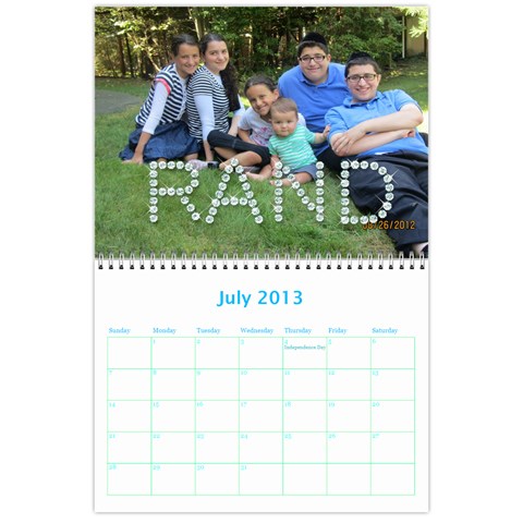 Calendar By Estee Jul 2013