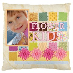 flower kids - Large Cushion Case (Two Sides)