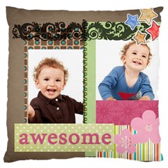 flower kids - Large Cushion Case (Two Sides)