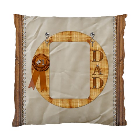 Number 1 Dad Cushion Case (1 Sided) By Lil Front