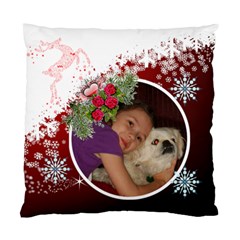 Red and white snowflake pillow case 2 sides (5 styles) - Standard Cushion Case (Two Sides) Red and white snowflake pillow case 2 sides (5 styles) - Standard Cushion Case (Two Sides)
