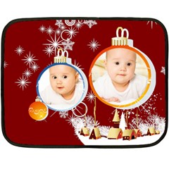 merry christmas - Fleece Blanket (Mini)