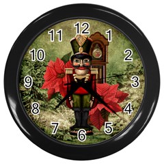 Christmas Clock - Wall Clock (Black)