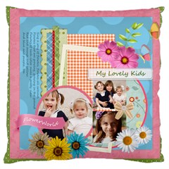 kids - Large Cushion Case (One Side)