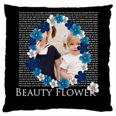 flower kids - Large Cushion Case (One Side)