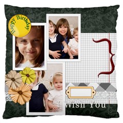 flower kids - Large Cushion Case (One Side)