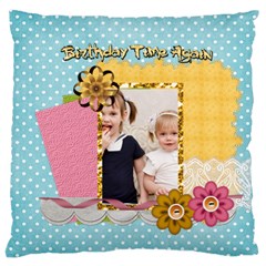 flower kids - Large Cushion Case (One Side)