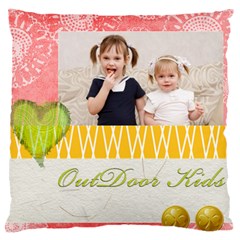 flower kids - Large Cushion Case (Two Sides)