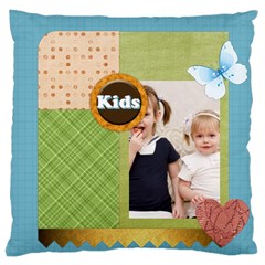 flower kids - Large Cushion Case (Two Sides)