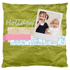 flower kids - Large Cushion Case (Two Sides)