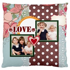 flower kids - Large Cushion Case (Two Sides)