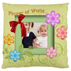 flower kids - Large Cushion Case (Two Sides)