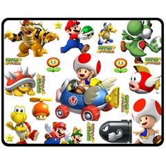 mario chaise - Fleece Blanket (Medium)