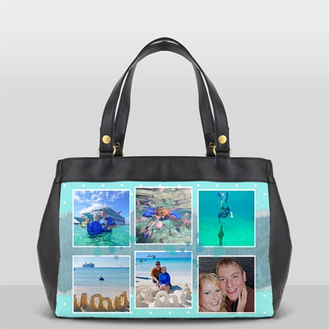 Ocean Vacation Office Handbag By Digitalkeepsakes Back