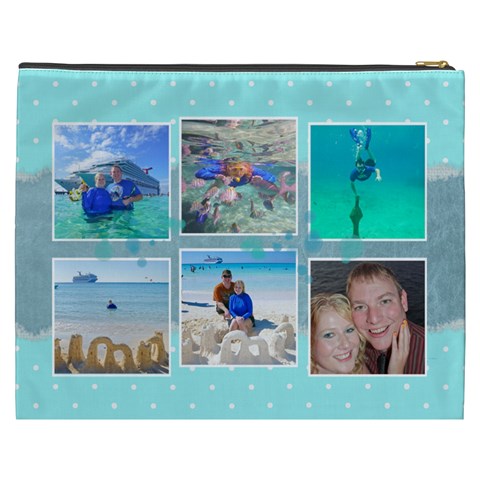 Ocean Vacation Cosmetic Bag Xxxl By Digitalkeepsakes Back