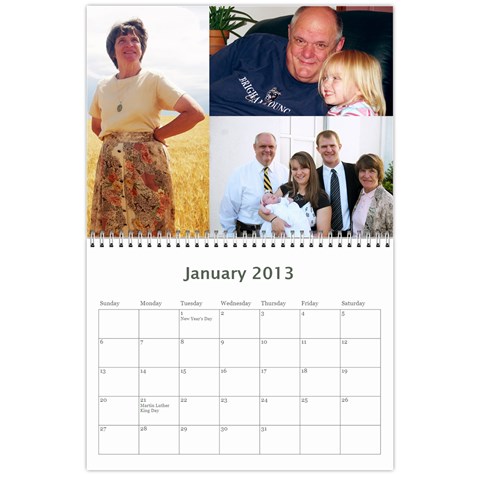 Rose And Aragon Calendar By Lisa Jan 2013
