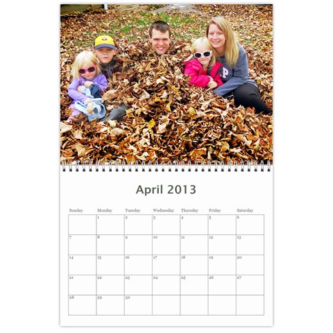 Rose And Aragon Calendar By Lisa Apr 2013