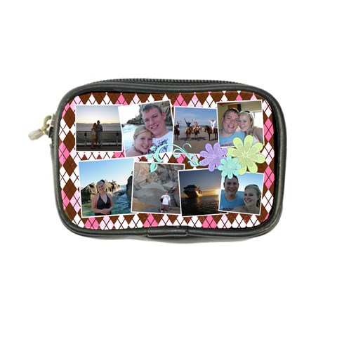 Argyle Flower Coin Purse By Digitalkeepsakes Front