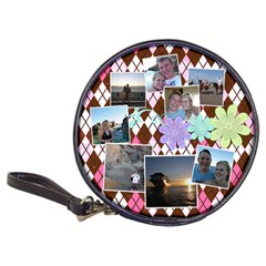Argyle Flower CD Case - Classic 20-CD Wallet